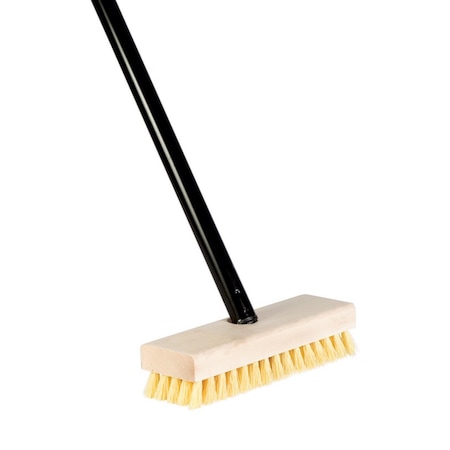 Dqb DQB 7-3/4 in. W 48 in. Metal Handle Scrub Brush 11932